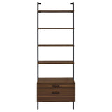 Owens 96-inch 4-shelf Storage Wall Bookshelf Walnut - 980074