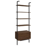 Owens 96-inch 4-shelf Storage Wall Bookshelf Walnut - 980074
