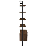 Owens 96-inch 4-shelf Storage Wall Bookshelf Walnut - 980074