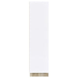Dalton 65-inch 6-shelf Bookcase White and Distressed Pine - 980075