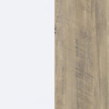 Dalton 65-inch 6-shelf Bookcase White and Distressed Pine - 980075