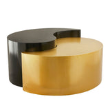Ying Yang - Coffee Table - Gold / Black