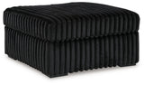 Midnight-Madness 2-Piece Sectional and Oversized Accent Ottoman - 98103U4