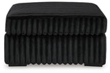 Midnight-Madness 2-Piece Sectional and Oversized Accent Ottoman - 98103U4