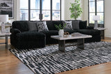 Midnight-Madness 3-Piece Sectional with Chaise - 98103S5