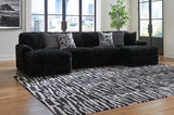 Midnight-Madness 3-Piece Sectional with Chaise - 98103S5