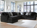 Midnight-Madness 6-Piece Sectional with Chaise - 98103S23