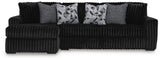 Midnight-Madness 2-Piece Sectional Sofa with Chaise - 98103S1
