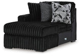Midnight-Madness 3-Piece Sectional with Double Chaise and Ottoman - 98103U8