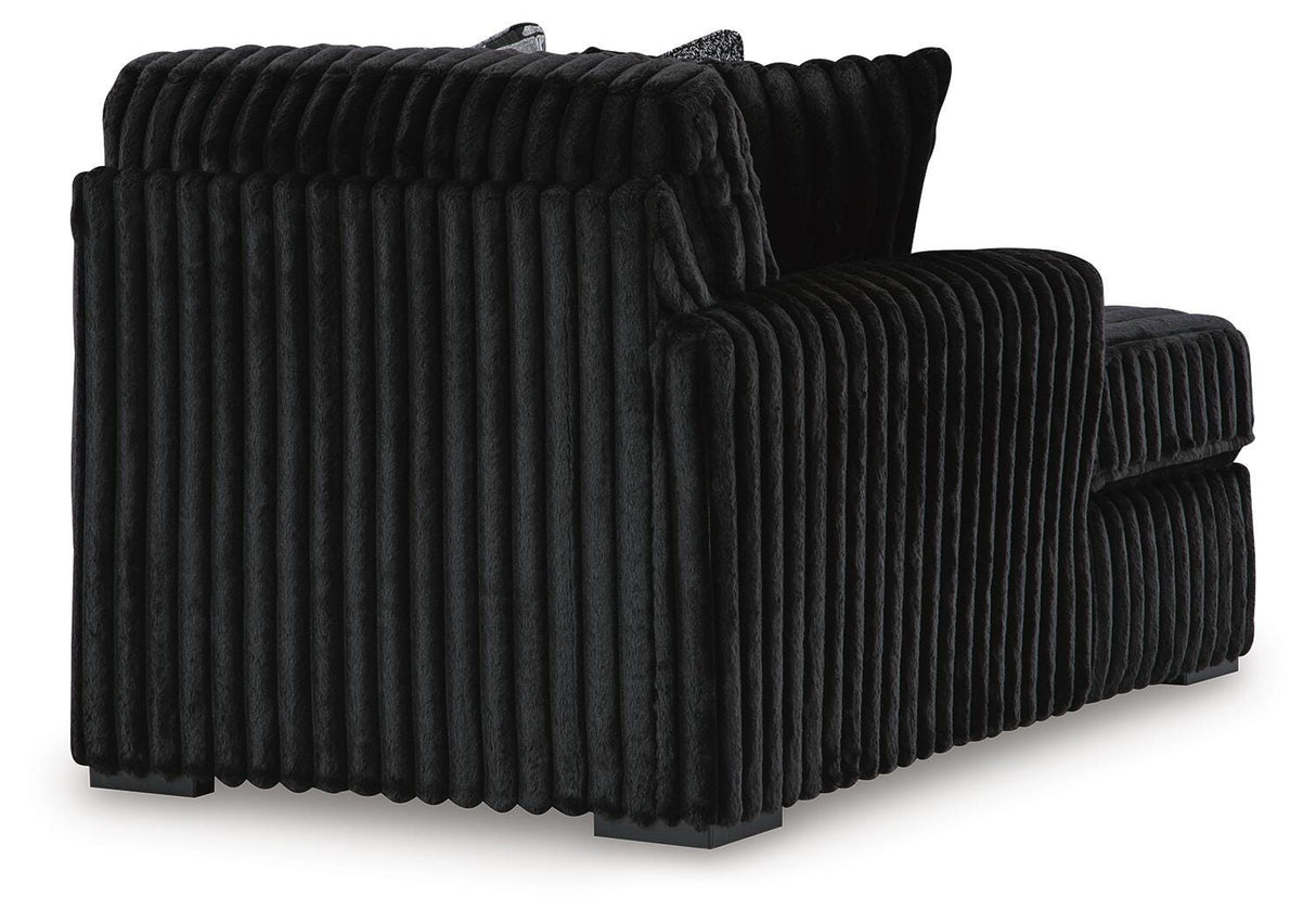 Midnight-Madness Left-Arm Facing Corner Chaise - 9810316