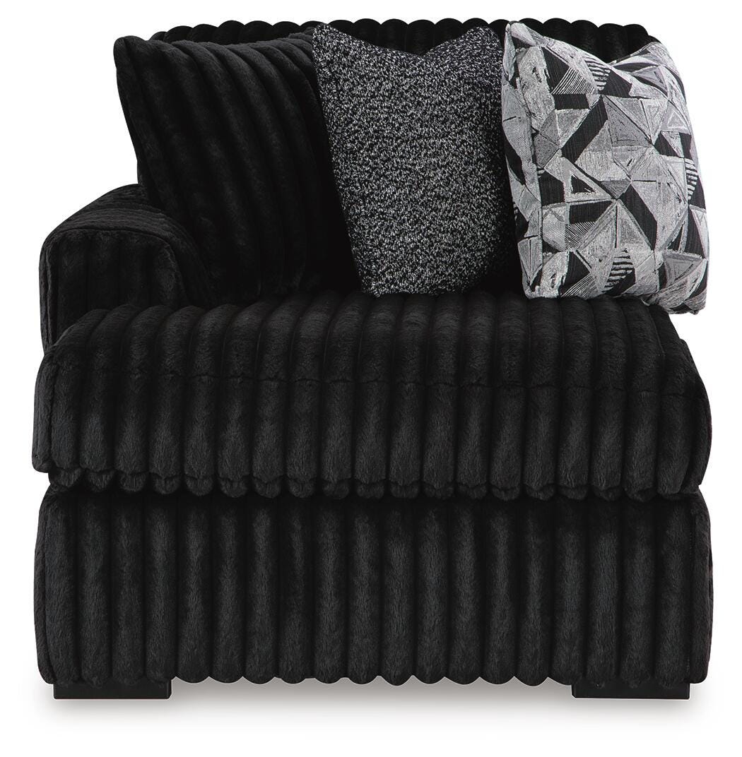 Midnight-Madness Left-Arm Facing Corner Chaise - 9810316