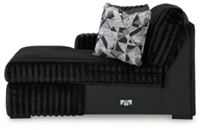 Midnight-Madness 3-Piece Sectional with Chaise - 98103S10