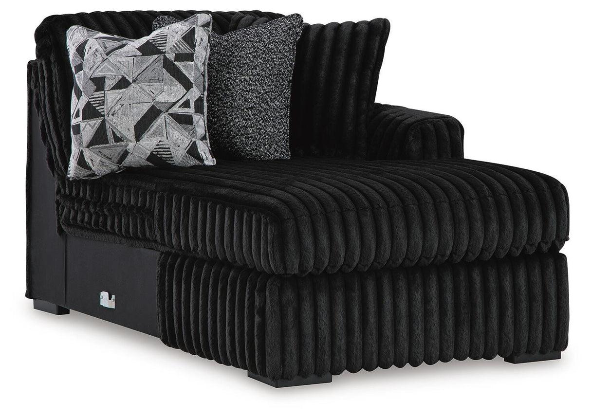 Midnight-Madness Right-Arm Facing Corner Chaise - 9810317