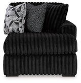 Midnight-Madness 2-Piece Sectional and Oversized Accent Ottoman - 98103U4