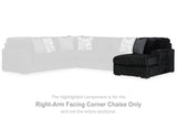 Midnight-Madness 4-Piece Sectional and Oversized Chaise - 98103U2