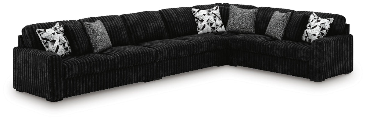 Midnight-Madness 4-Piece Sectional - 98103U11