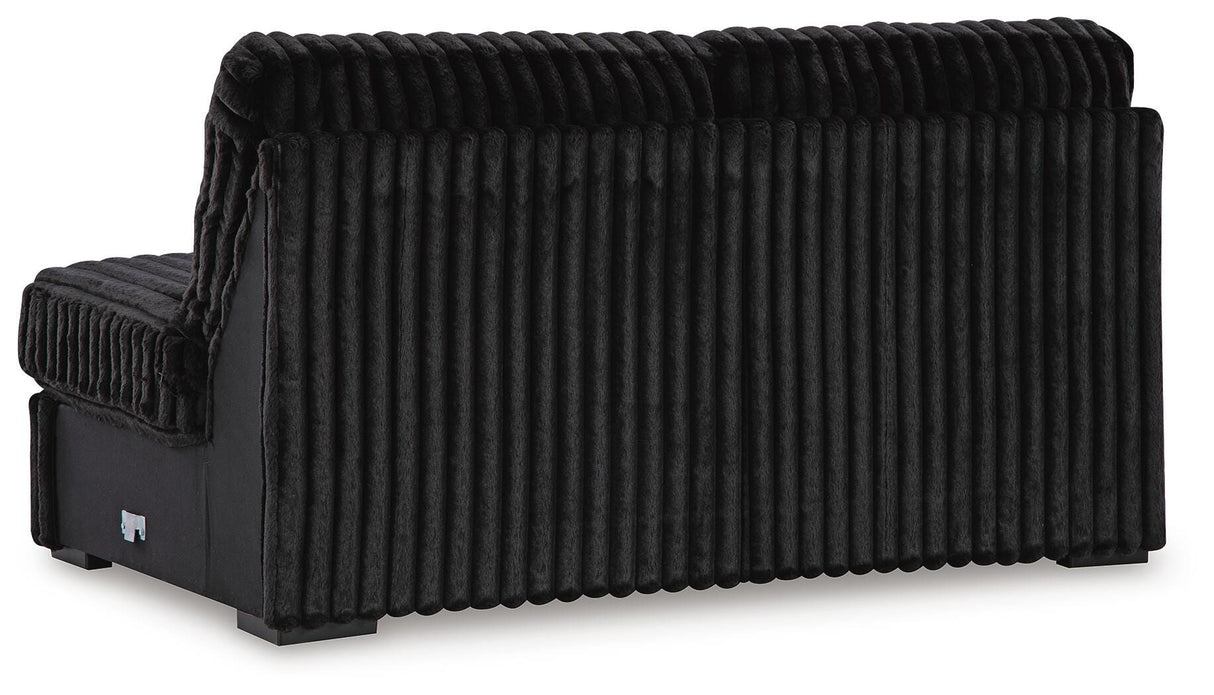 Midnight-Madness Armless Loveseat - 9810334