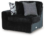 Midnight-Madness Left-Arm Facing Corner Chair - 9810364