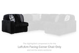Midnight-Madness Left-Arm Facing Corner Chair - 9810364