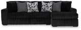 Midnight-Madness 2-Piece Sectional Sofa with Chaise - 98103S2