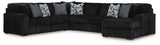 Midnight-Madness 6-Piece Sectional with Chaise - 98103S24