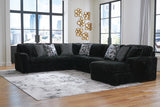 Midnight-Madness 4-Piece Sectional with Chaise - 98103S3