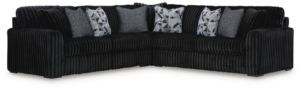 Midnight-Madness 3-Piece Sectional - 98103S6