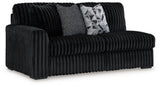 Midnight-Madness 2-Piece Sectional and Oversized Accent Ottoman - 98103U4