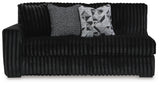 Midnight-Madness 2-Piece Sectional and Oversized Accent Ottoman - 98103U4