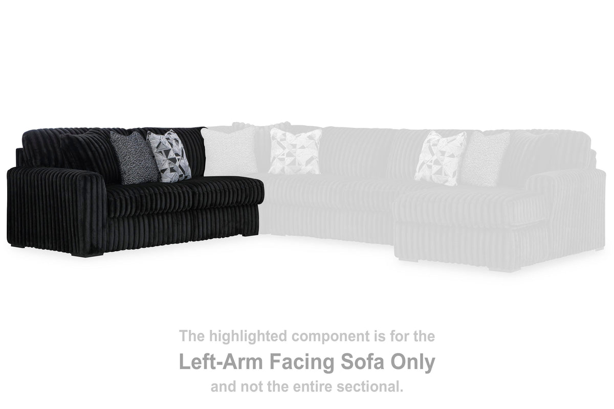 Midnight-Madness Left-Arm Facing Sofa - 9810366