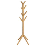 Margaret Solid Wood Coat Rack Clothing Hanger Natural Oak - 983271