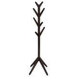 Margaret Solid Wood Coat Rack Clothing Hanger Cappuccino - 983273