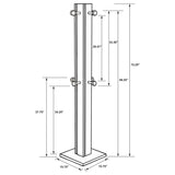 Rikkie Engineered Wood Coat Rack Walnut - 983281
