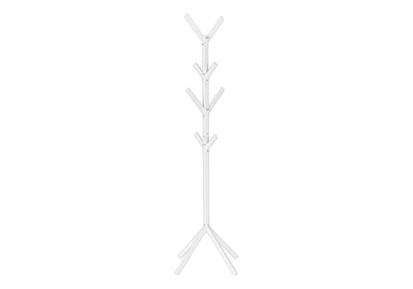 Coat Rack, Hall Tree, Free Standing, 8 Hooks, Entryway, Contemporary & Modern