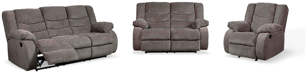 Tulen Reclining Sofa, Loveseat and Recliner - 98606U4