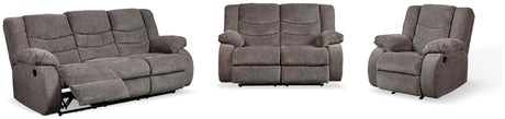 Tulen Reclining Sofa, Loveseat and Recliner - 98606U4