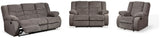 Tulen Reclining Sofa, Loveseat and Recliner - 98606U4