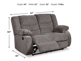 Tulen Reclining Loveseat and Recliner - 98606U3