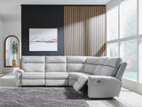 Social Pointe 5-Piece Power Reclining Sectional - PC98802S8
