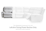 Social Pointe Left-Arm Facing Power Recliner - PC9880258