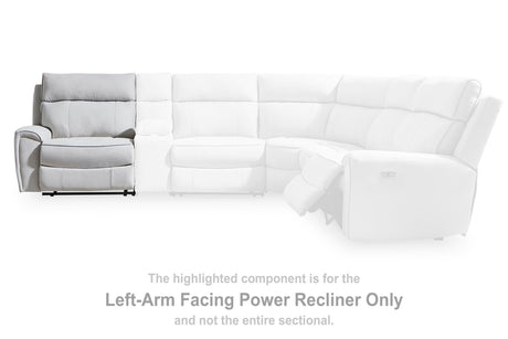 Social Pointe Left-Arm Facing Power Recliner - PC9880258