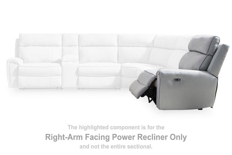 Social Pointe Right-Arm Facing Power Recliner - PC9880262