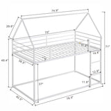 House Bunk Bed With Built In Ladder
