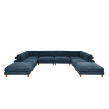 Modern Modular Sectional With Adjustable Back Support