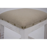 VD   CAMRY   WHITE   STOOL   24   BACKLES#719 - BARFBNW