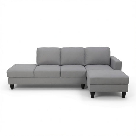 L - Shaped Sectional Sofa With Chaise & Ottoman
