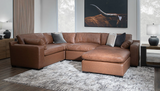 City Limits II 4-Piece Sectional & Ottoman - ARCDSCL+RACDSCL+LACDSCL+WEDSCL+OTDSCL