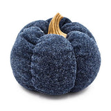 Pumpkin Ornament Decor For Holiday Harvest Festival Fall Festival & Thanksgiving (Set of 3) - Blue