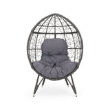 Cosmos - Round Hammered Iron Teardrop Chair