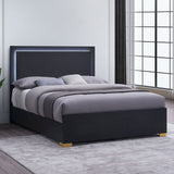 Jeremiah - LED Panel Bed With Touch Controlled Lighting